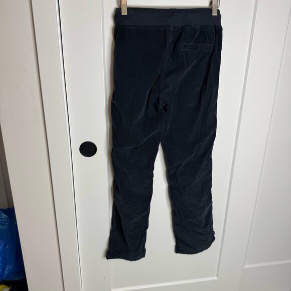 Faherty Corduroy Drawstring Pull On Straight Leg Slim Pants Navy Blue Size Small - Picture 5 of 6